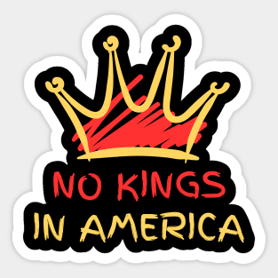No-kings-in-america Sticker